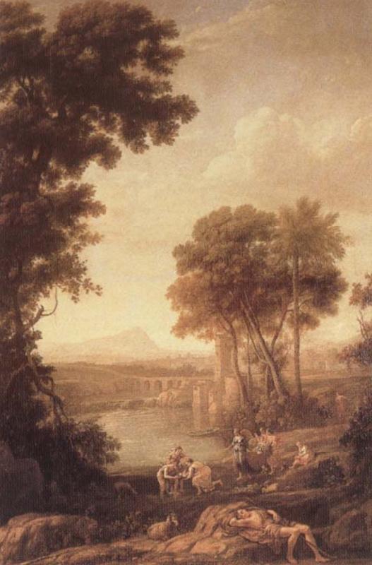 Claude Lorrain Moses Rescued from the Waters oil painting image